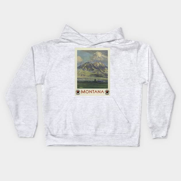 Welcome to Montana Kids Hoodie by Yaelledark